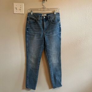 Madewell 10” High Rise Skinny Crop Jeans
